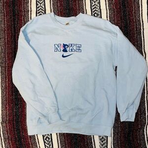 Nike Men's Sky Blue Crewneck Sweater